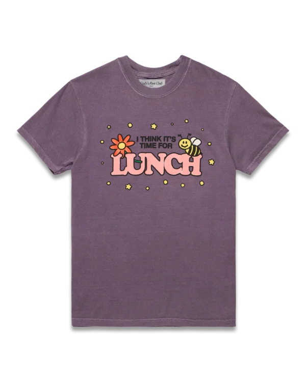 codys run clubLUNCH T-SHIRT GRAPE